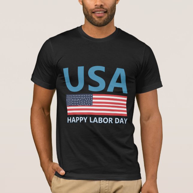 US Happy Work Day Unikate T - Shirt (Vorderseite)