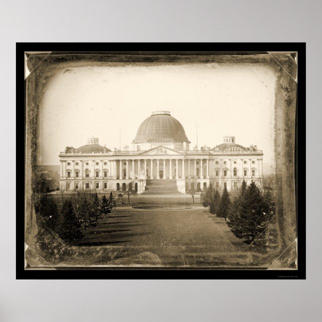 US-Hauptstadt DC Daguerreotyp 1846 Poster (Vorne)