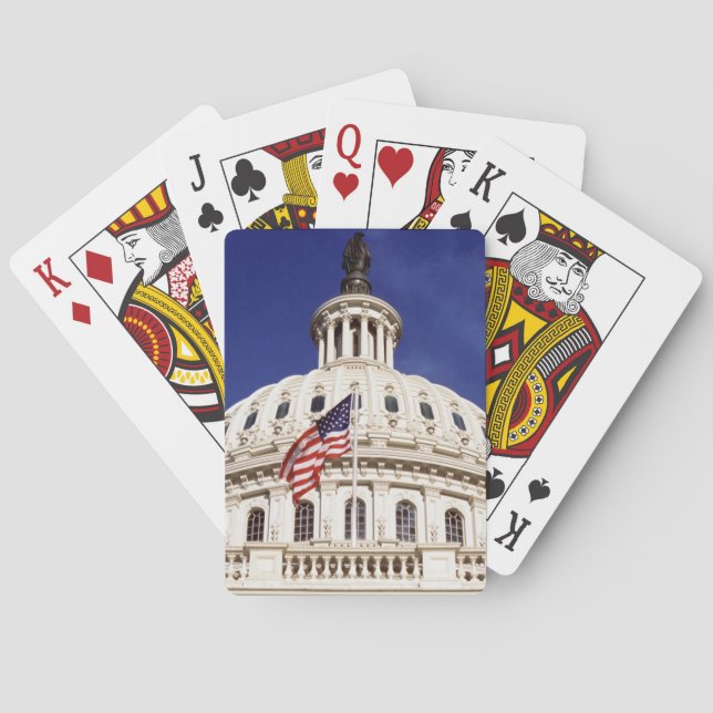 US Hauptstadt Gebäude, Washington DC Spielkarten (Rückseite)