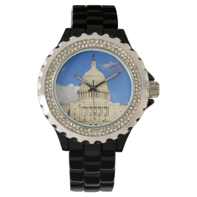 US Hauptstadt Gebäude, Washington DC, USA Armbanduhr (Vorderseite)