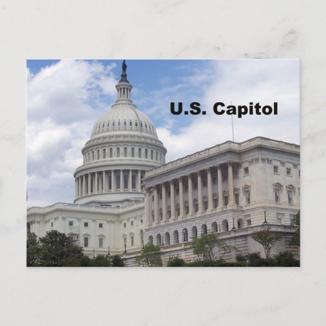 US-Hauptstadt Postkarte (Vorderseite)