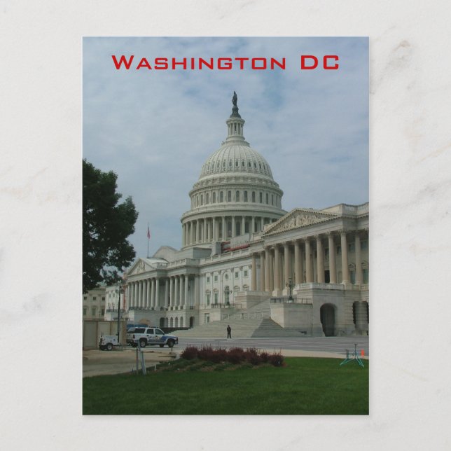 US-Hauptstadt Postkarte (Vorderseite)