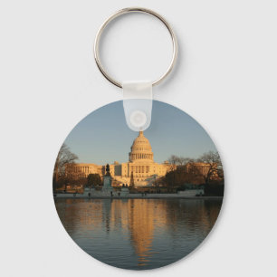 US-Hauptstadts-Gebäude-Sonnenuntergang Schlüsselanhänger