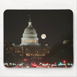 US-Hauptstadts-Gebäude-Vollmond Mousepad