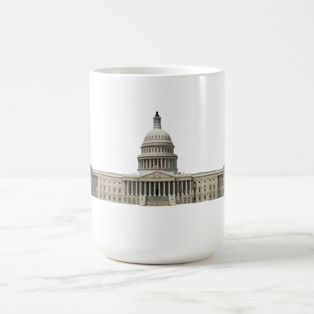 US-Hauptstadts-Gebäude: Washington DC Kaffeetasse (Mittel)