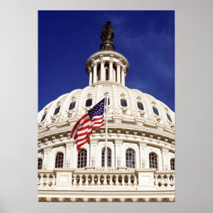 US-Hauptstadts-Gebäude, Washington DC Poster