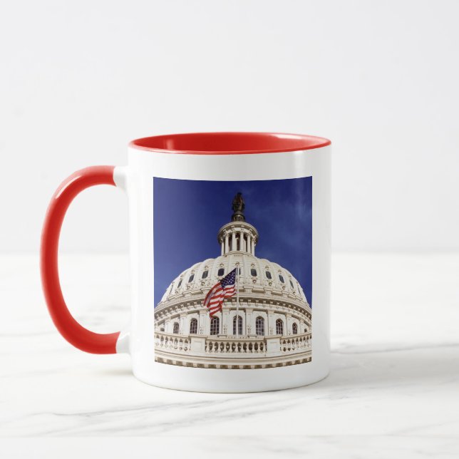 US-Hauptstadts-Gebäude, Washington DC Tasse (Links)
