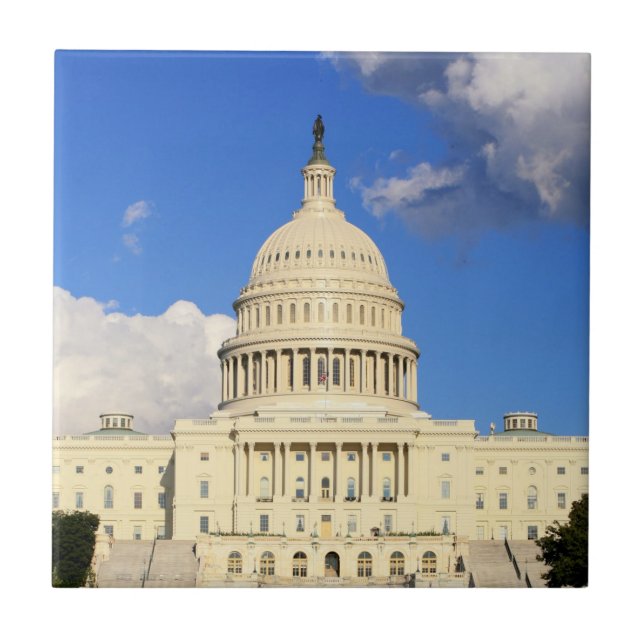 US-Hauptstadts-Gebäude, Washington DC, USA Fliese (Vorderseite)