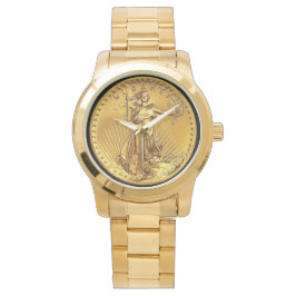 US High-Relief St. Gaudens $20 Goldmünze Replikat Armbanduhr