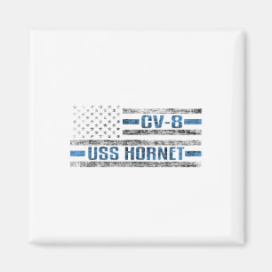US Hornet Wwii Aircraft Carrier Cv-8 US Army Magnet