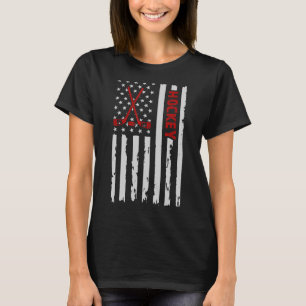US Ice Hockey USA Practice Flag American Women Men T-Shirt