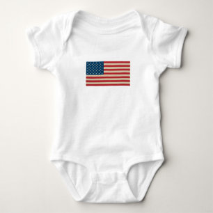 US-Imitate-Flagge Baby Strampler