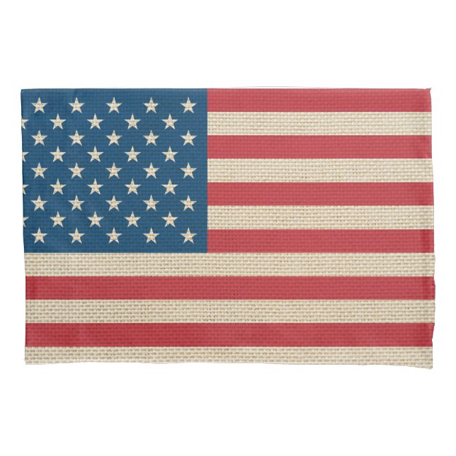 US-Imitate-Flagge Kissenbezug (Vorderseite-Links)