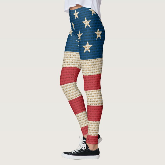 US-Imitate-Flagge Leggings (Links)