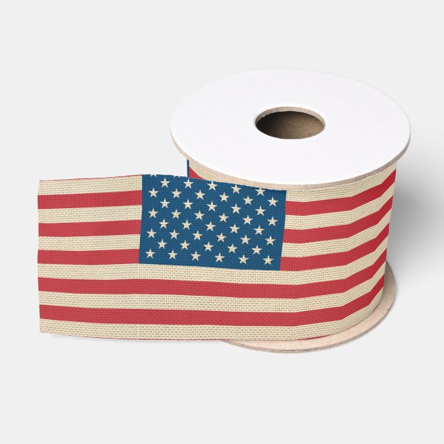 US-Imitate-Flagge Ripsband (Spule)