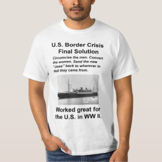 US-Immigration schwarz T-Shirt