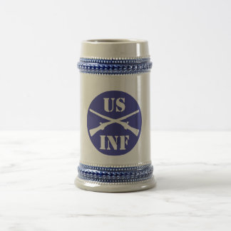 US-Infanterie-Bier Stein Bierglas