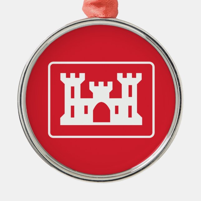 US-Ingenieurkorps DOD Military Ornament Aus Metall (Vorne)