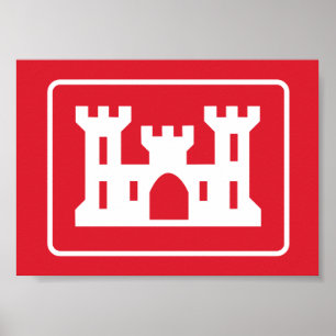 US-Ingenieurkorps DOD Military Poster