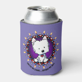 US July 4. Westie Dosenkühler
