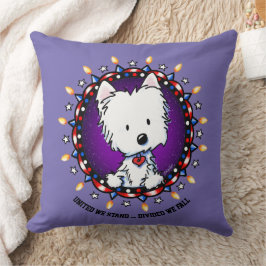 US July 4. Westie Kissen