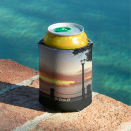 US-Jungfrau-Inseln Sunset Tropical Caribbean Dosenkühler