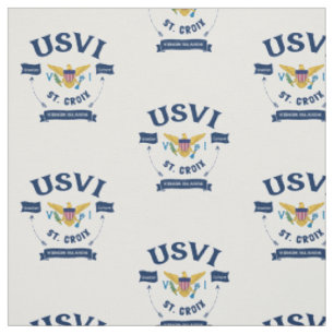 US Jungfrau Islands Flag St. Croix USVI Karibik Stoff