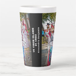 US Jungfrau Islands St. Croix Masquerader Custom Milchtasse