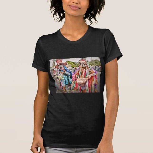 US Jungfrau Islands St. Croix Masqueraders USVI T-Shirt (Vorderseite)