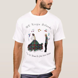 US Jungfrau Islands St. Croix St. Thomas Madras T-Shirt