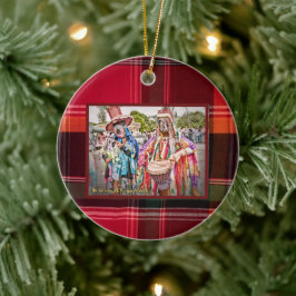 US Jungfrau Islands St. Croix USVI Masqueraders Keramik Ornament