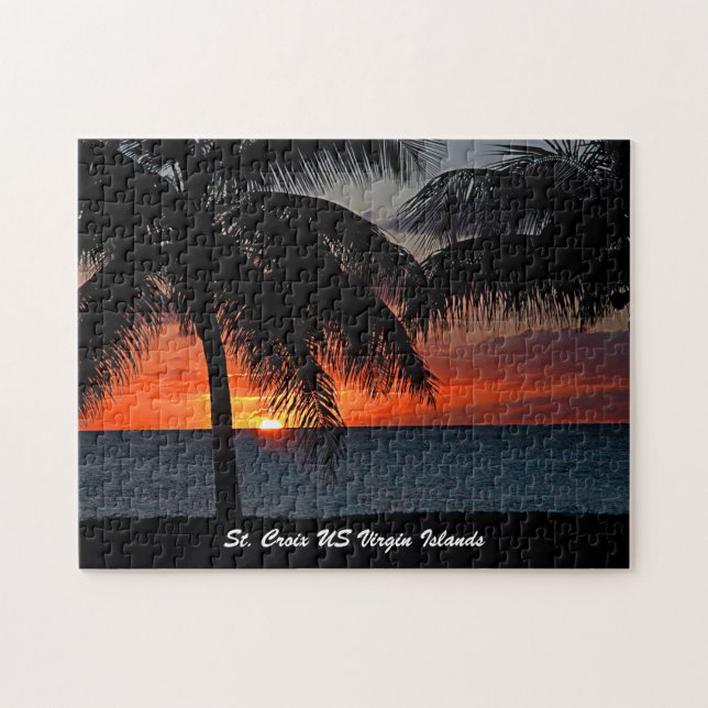 US Jungfrau Islands St. Croix USVI Sunset Tropical (Horizontal)