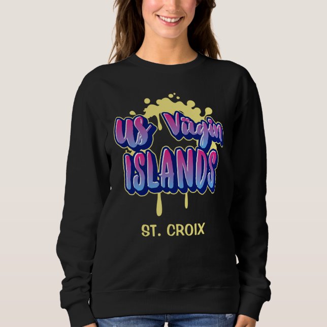US Jungfrau Islands St. Croix USVI Sweatshirt (Vorderseite)