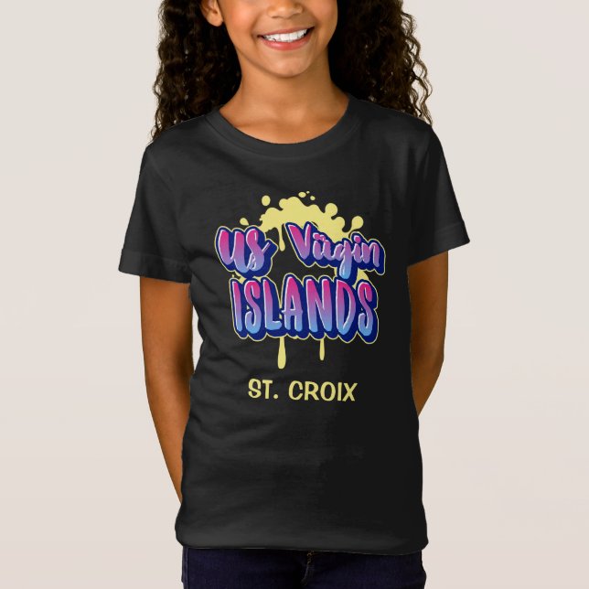 US Jungfrau Islands St. Croix USVI T-Shirt (Vorderseite)