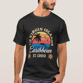 US Jungfrau Islands St. Croix USVI Tropical T-Shirt