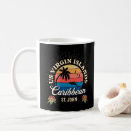 US Jungfrau Islands St John USVI Sunset Personaliz Kaffeetasse