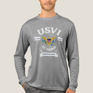 US Jungfrau Islands St. Thomas USVI Karibik Tri-Blend Shirt