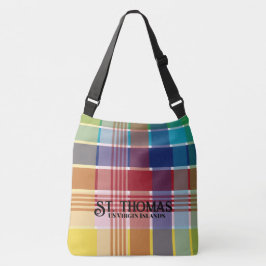 US Jungfrau Islands St. Thomas USVI Madras Tasche