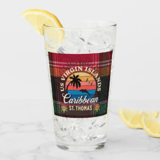 US Jungfrau Islands St. Thomas USVI Tropical Madra Glas