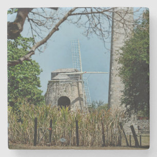 US Jungfrau Islands Sugar Mill St Croix USVI Steinuntersetzer