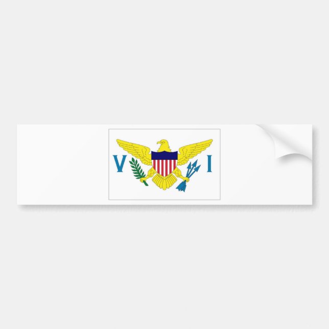 US-Jungfrauen Autoaufkleber (Vorne)