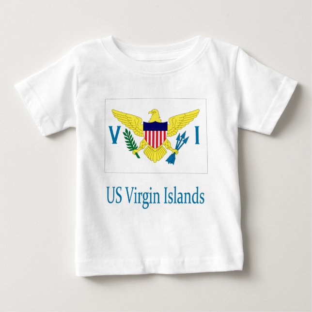 US-Jungfrauen Baby T-shirt (Vorderseite)