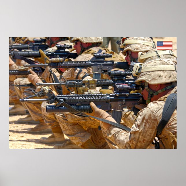 US-KAMPFPERSONAL POSTER (Vorne)