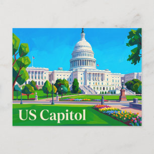 US-Kapitolsbezirk District of Columbia Postkarte