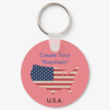 US-Karte Schlüsselanhänger KeyHolder