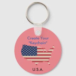 US-Karte Schlüsselanhänger KeyHolder
