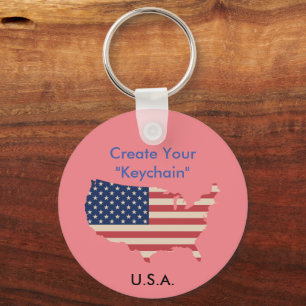 US-Karte Schlüsselanhänger KeyHolder