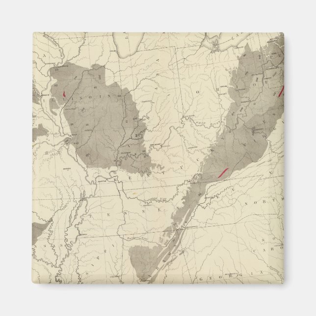 US-Kohlefelder Magnet (Vorne)