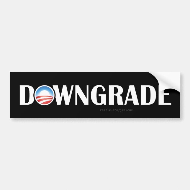 US-Kreditdowngrade-Gedenkaufkleber Autoaufkleber (Vorne)