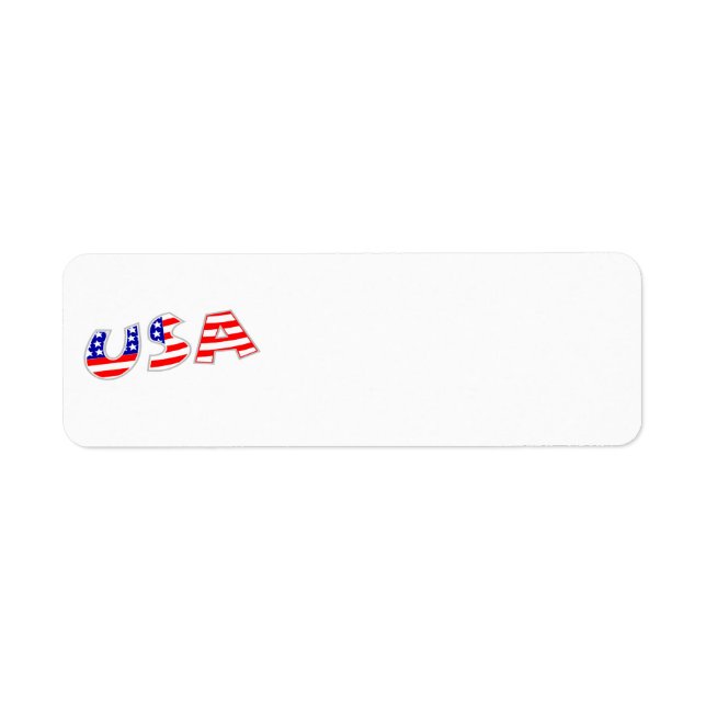 US-Label (Vorne)